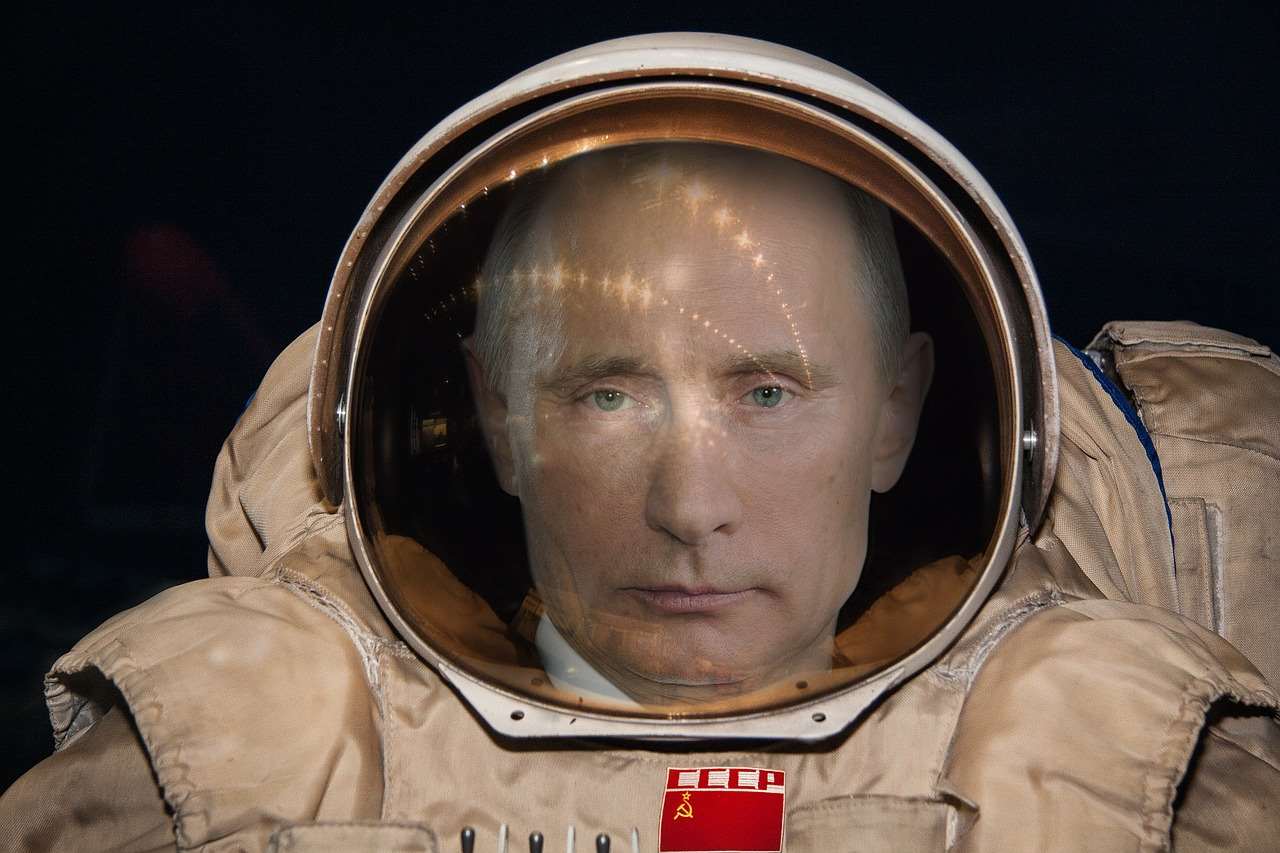 Putin als Astronaut